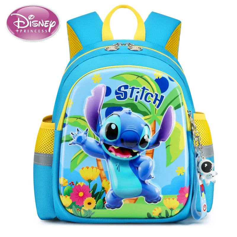 Disney New Stitch Kindergarten Backpack for Boys and Girls, Cute Anime Cartoon Children\'s Backpack, Versatile School Bag