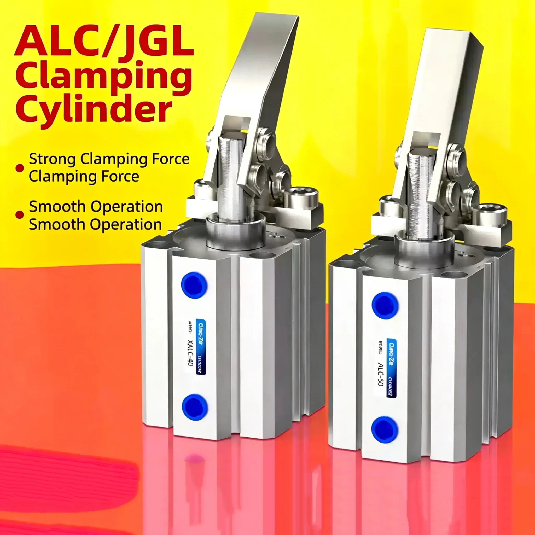 Pneumatic Lever Clamping Cylinder ALC Series Rocker Arm Compression Mould Clamping Air Pressure Actuated Cylinders for Industria