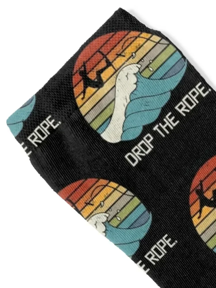 Drop The Rope Wake Surfing Wake Surf Wake Surfing Socks christmas gifts designer brand Designer Man Socks Women's