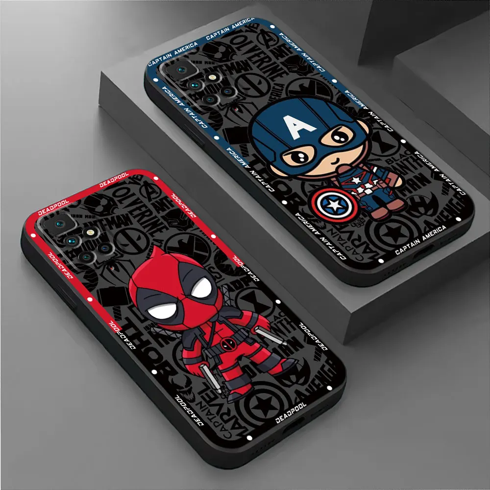 Marvel Sipider Man Groot Case for Xiaomi Redmi 9C 12C K40s K60 12 10 9 K40 Pro K50 Gaming 9A A2 A1 Plus 10A 10C TPU Soft Cover