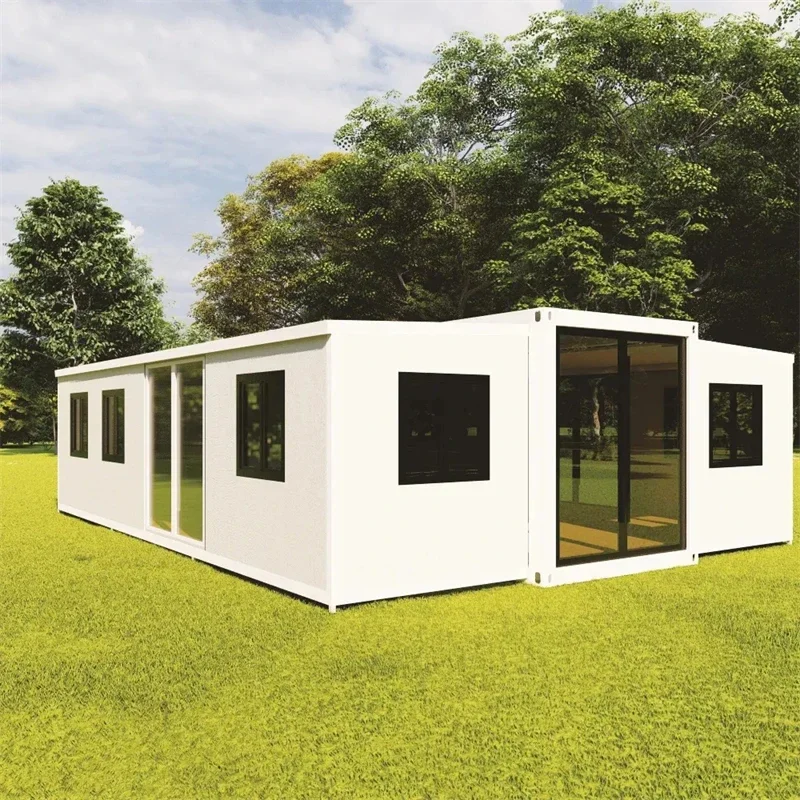 Oem Low Price Australia Standard 20ft 40ft Luxury Prefabricated Expandable Container House With 2 Bedroom And Full Bathroom