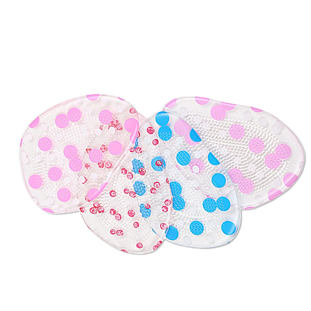 

4Pairs Gel Half Insoles High Heel Pads Medical Grade Non-Slip Cushions Comfortable Support Lightweight Shoes Relieve Heel Pain