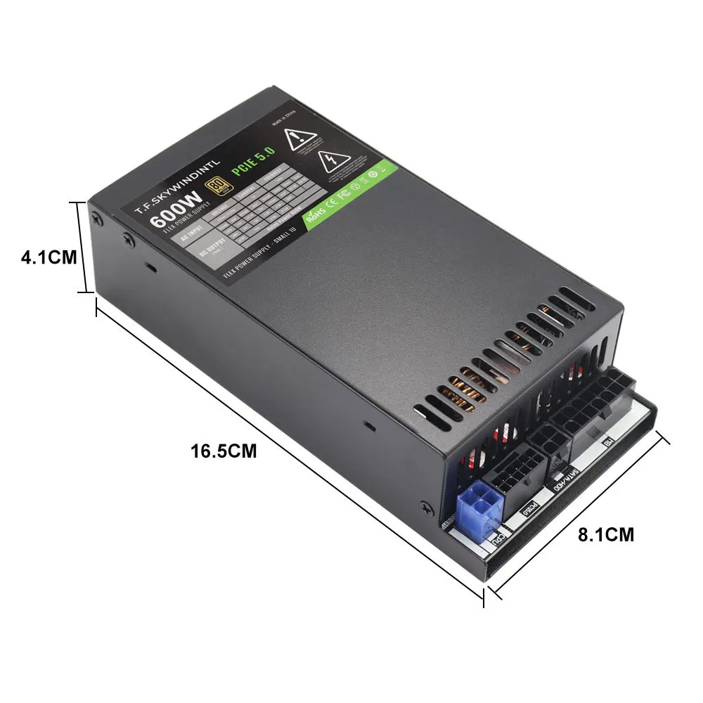 ATX 3.0 PCI-E Gen5 Flex ATX Modular 600W 1U Flex ATX PSU PC Power Supply ENP-7660B For K39 A4 S3 G5 ITX Mini Case Game Desktop