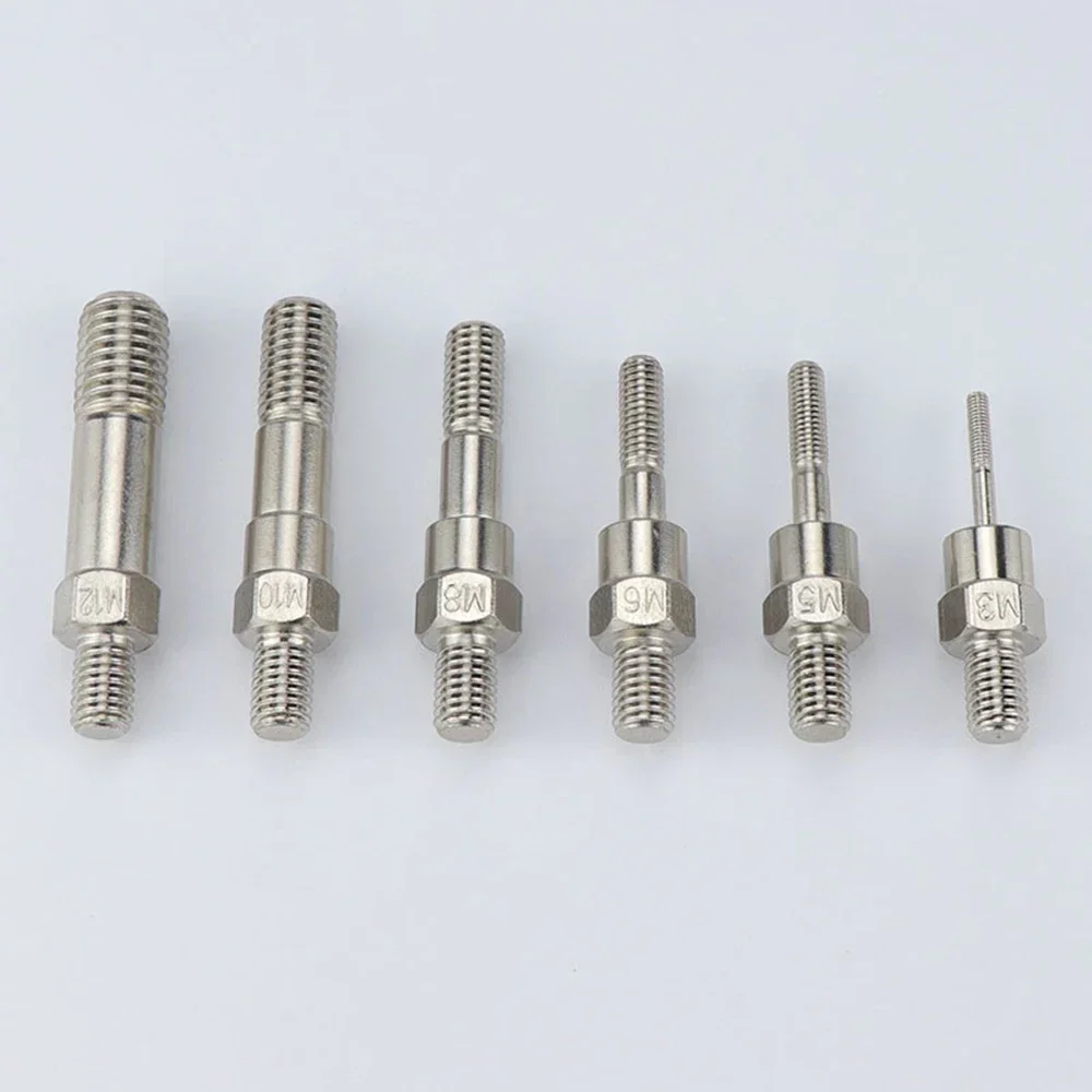 HIFESON Hand Rivet Nut Gun Part Manual Threaded Rivet Head Replacement Screws Pull Rod For BT-606 605 607 M3 M4 M5 M6 M8 M10 M12