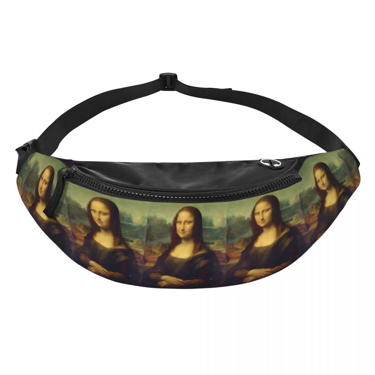

Mona Lisa By Leonardo Da Vinci Fanny Pack Men Women Crossbody Adjustable Waist Bag Travel Running Phone Pouch
