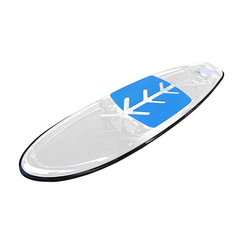 Factory Direct Sales High Quality Crystal Transparent Clear Sup Paddle Board Stand Up Surfboard