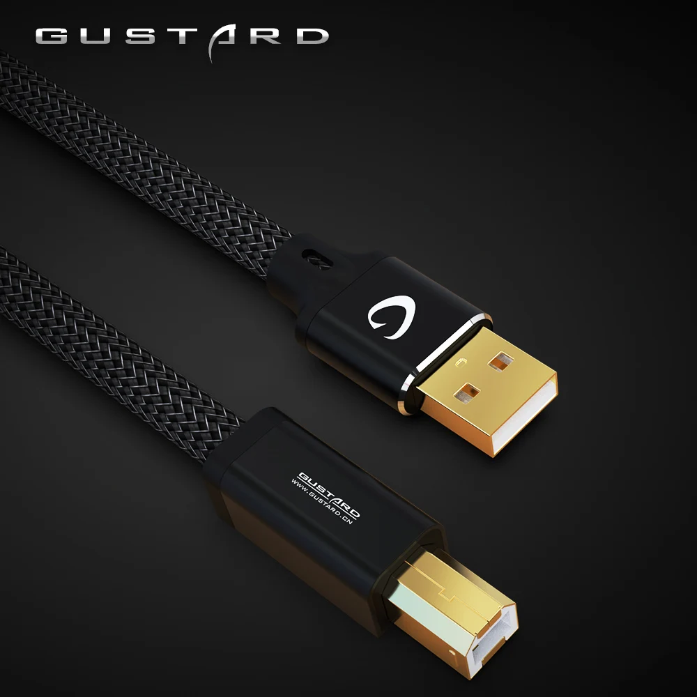 Imagem -05 - Gosid Gustard Cabo Usb Não Febre Cabo Usb Decodificação de Alta Fidelidade Dac Cabo de Dados Multi-camada Blindagem