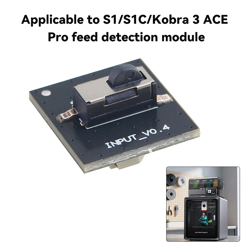 For 3D Printer Feed Detection Module Designed for Bambu Lab For S1 For S1C and 3 Models 4 Pin and Play Installation