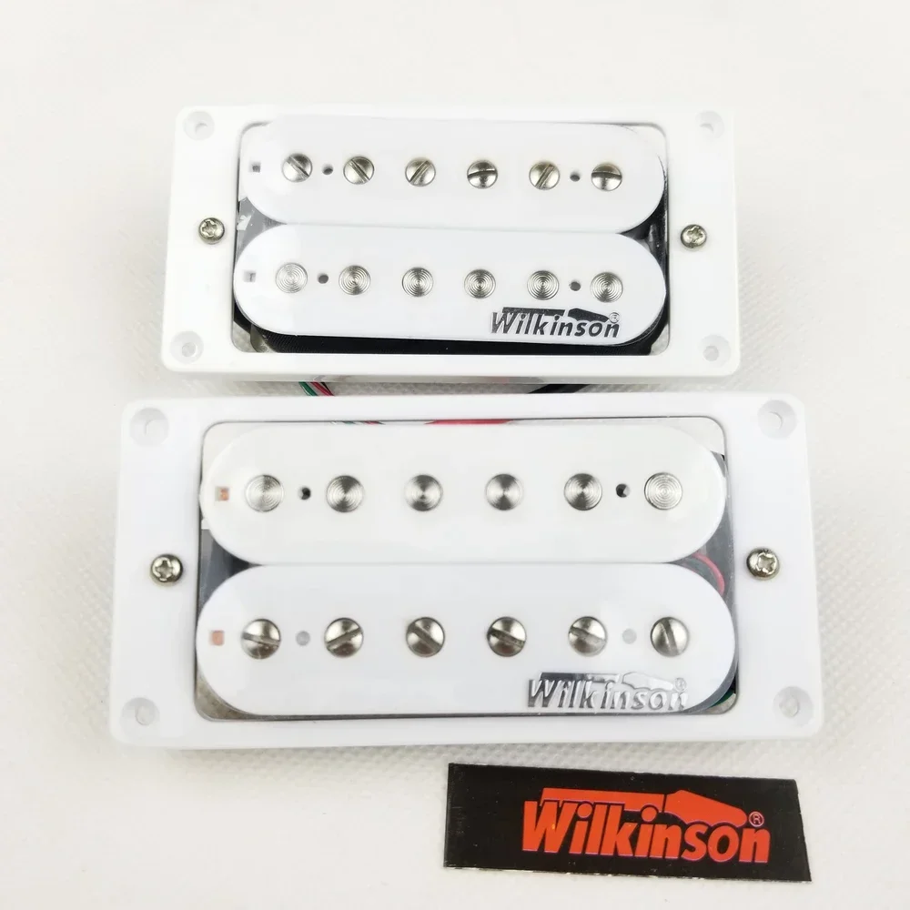 NEW Wilkinson White Humbucker Pickup Set WHH(N+M+B) WVSM Guitar Pickup