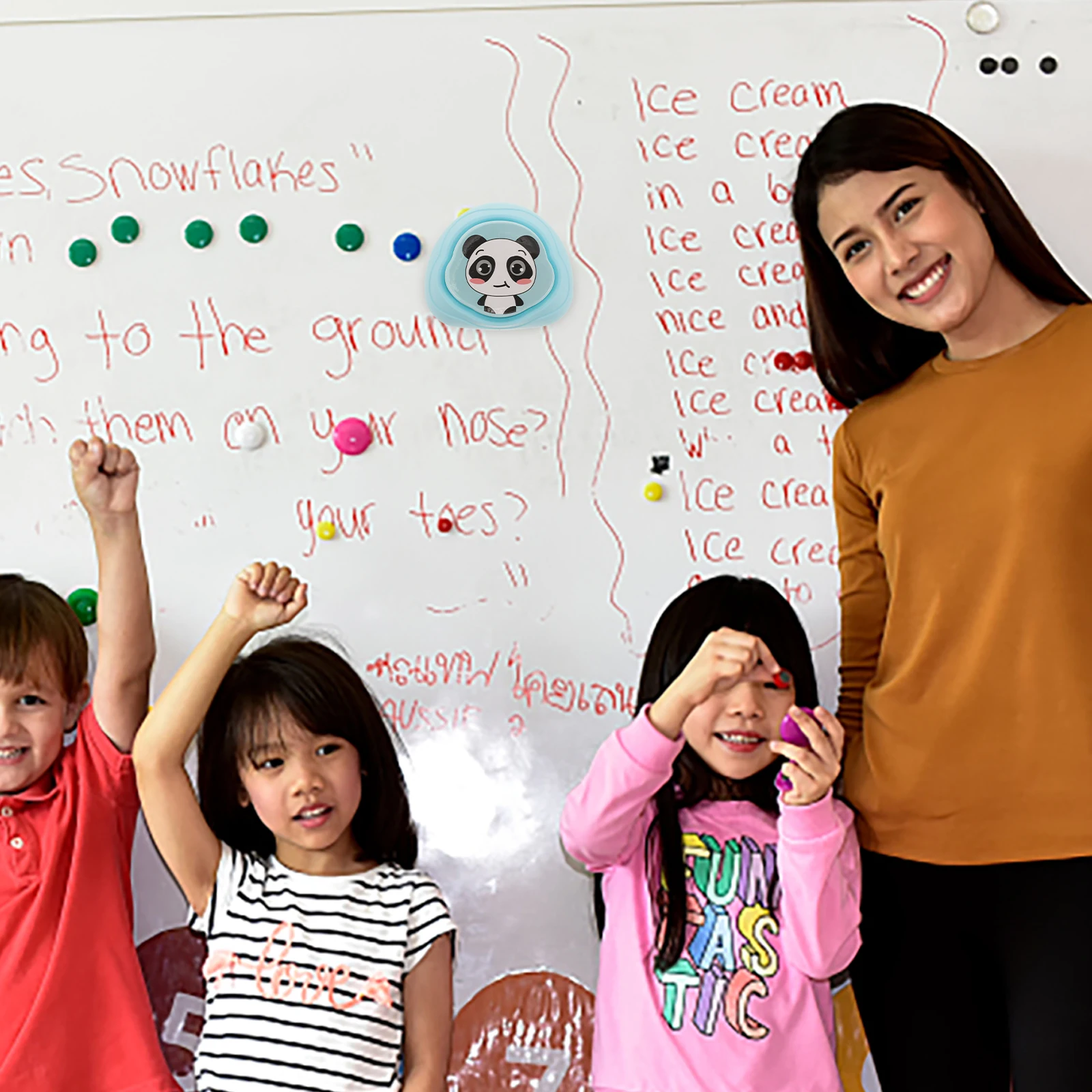

High Jump Counter Kids Jump Trainer Voice Counting Glow ABS Material Easy Install Wall Door No Lasting