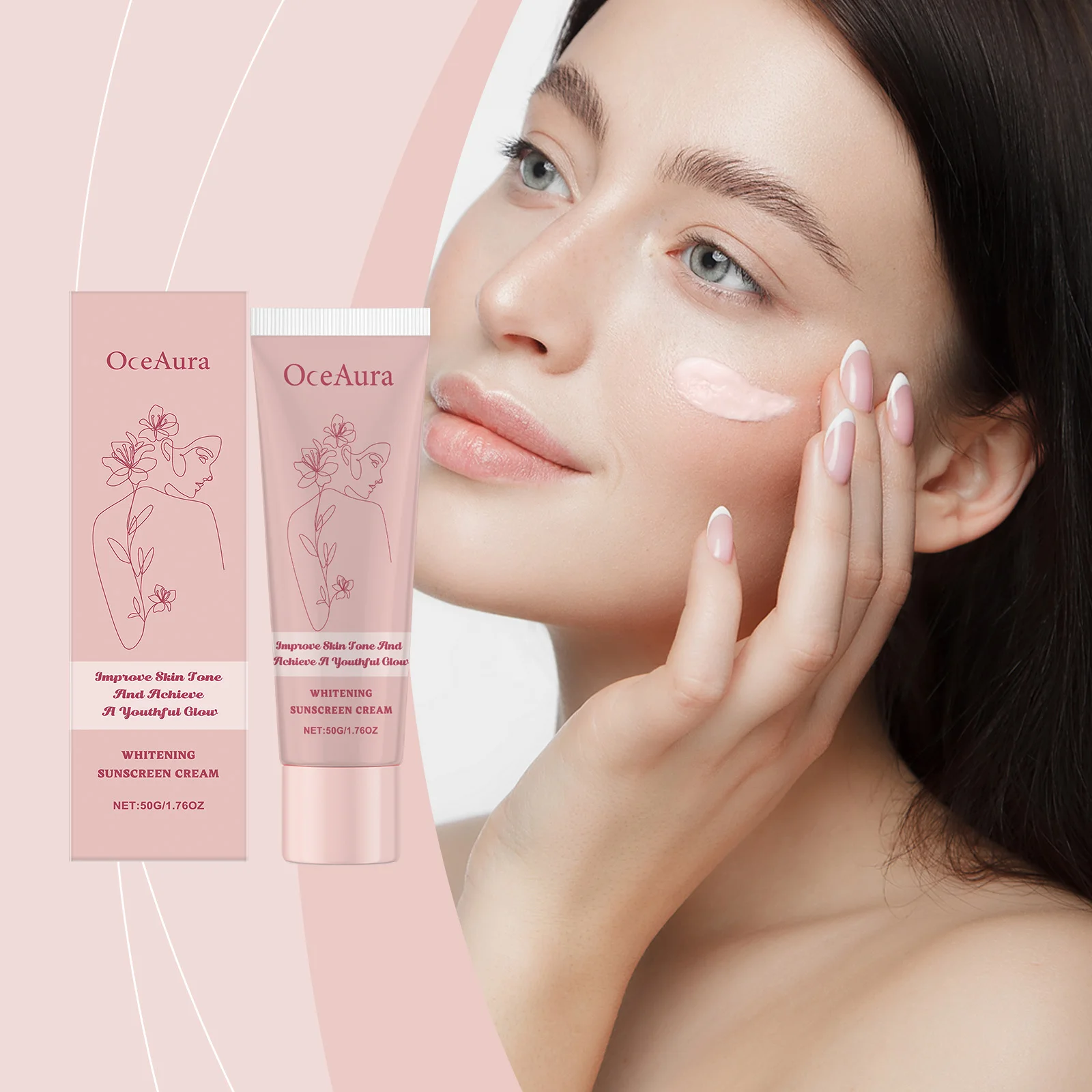 Crème solaire blanchissante SPF [XX] - Protection UV éclaircissante pour un teint uniforme - Visage quotidien