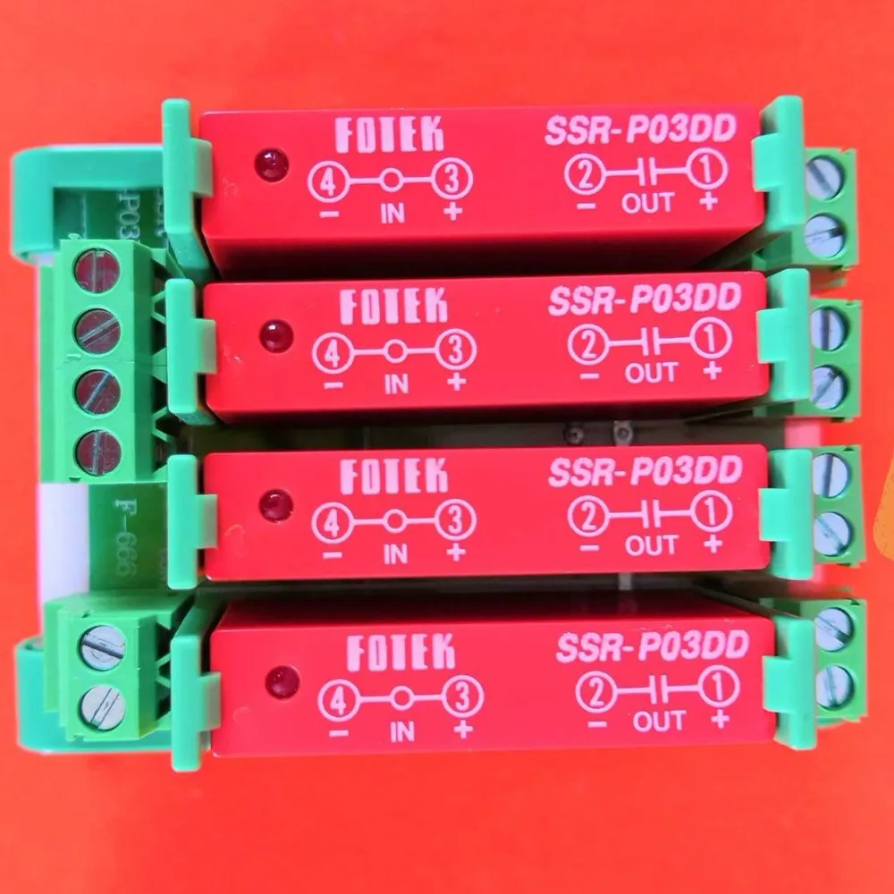 

SSR-P03DA SSR-P03DD FOTEK PCB Solid State Module 100% Original New SSR-P03N-4P SSR-P03N-8P Base