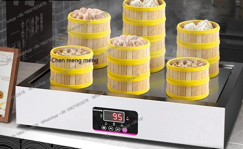 

Desktop steamer commercial, breakfast convenience store electric steaming small cage dumplings, steamer