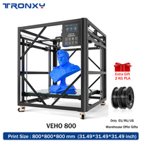 ﻿  TRONXY VEHO 800 FDM 3D Printer Huge Print Size 800*800*800mm Auto leveling Core XY Structure High Precision Direct Extruder