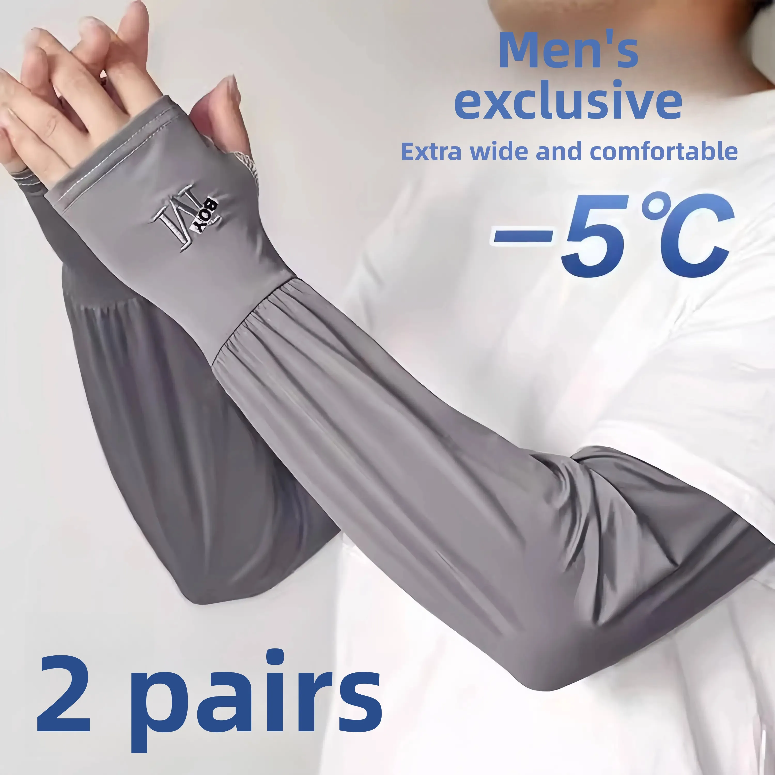 men's-summer-loose-sun-protection-ice-silk-sleeve-covers-thin-breathable-gloves-for-outdoor-cycling-and-driving-arm-protection