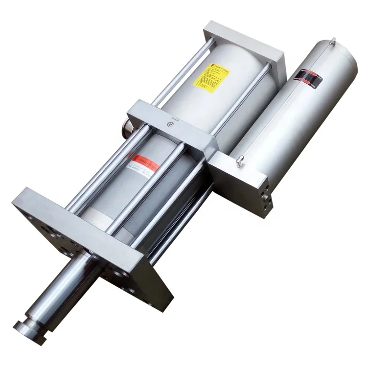 

Fast speed pneumatic boosting hydraulic cylinder for punching machine