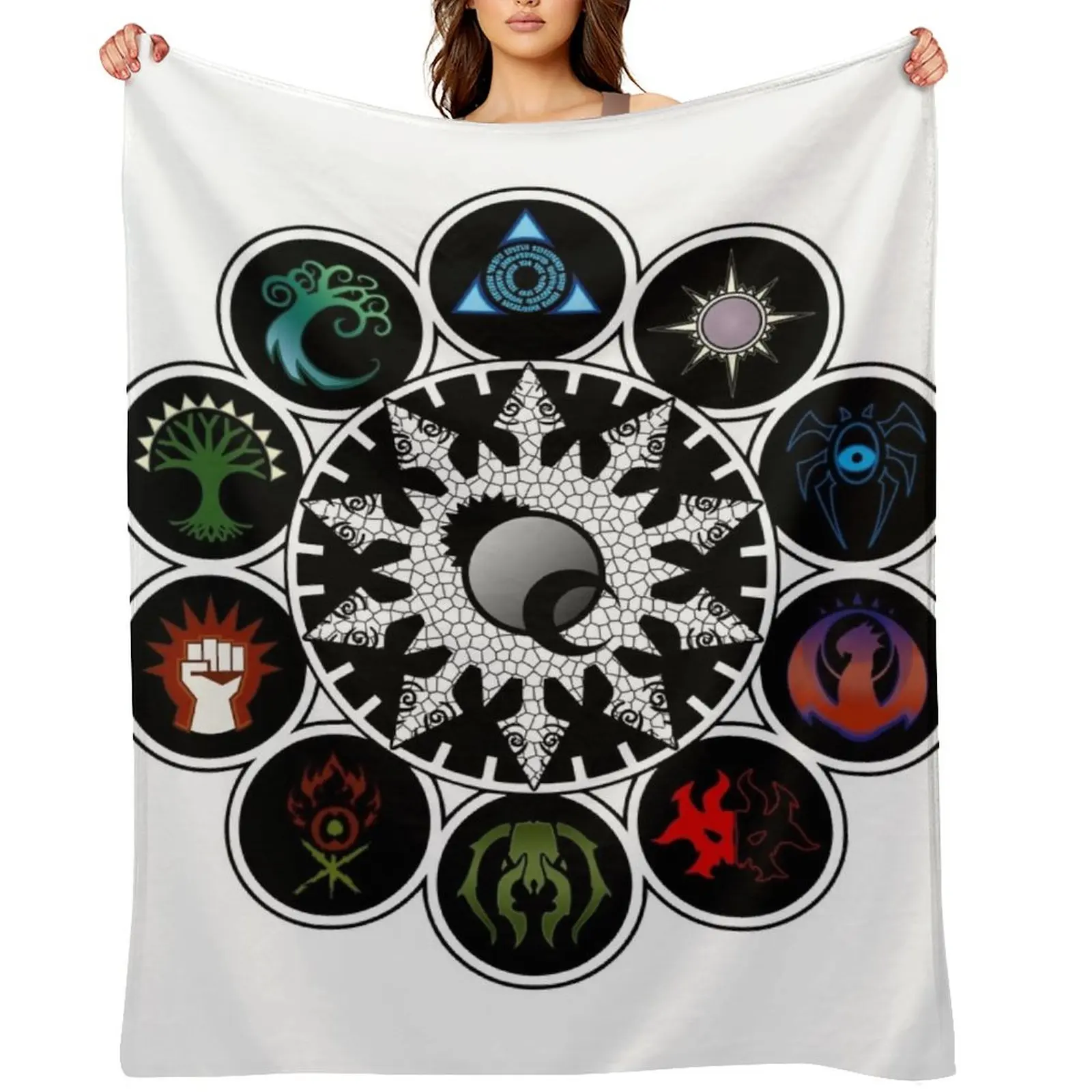 

Tablet of the Guilds Throw Blanket sofa bed Soft Thin Sofas Blankets