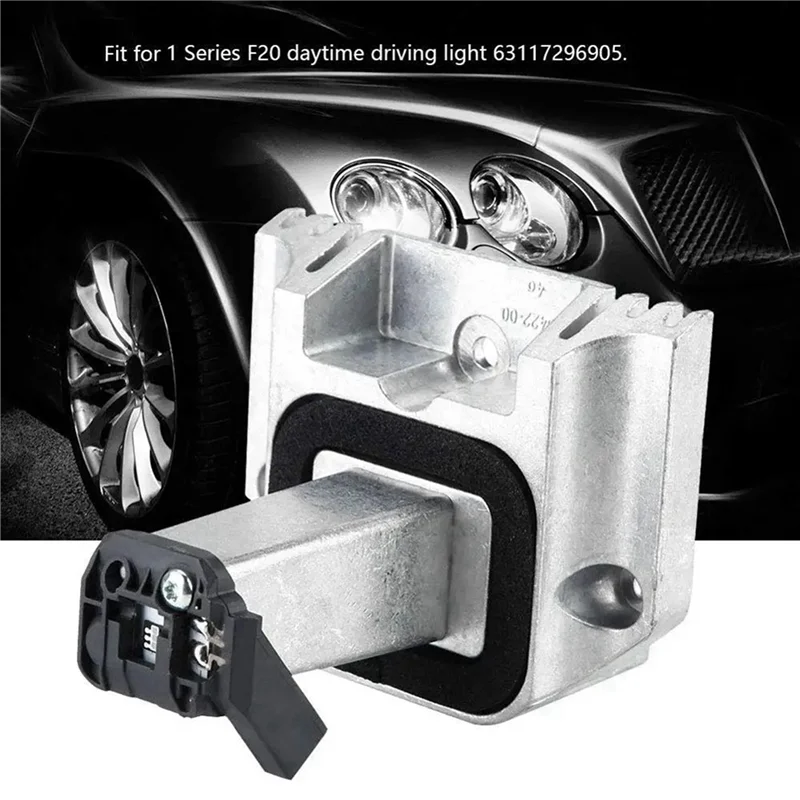 

2X автомобильный DRL модуль светодиодных фар «ангельские глазки» 63117296905 для BMW 1 серии F20 F21 2011-2015, дневные ходовые огни водителя