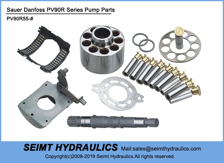 China made displacement hydraulic piston pump, PV90R55 PV90R75 for Road rollers Axial piston variable pump