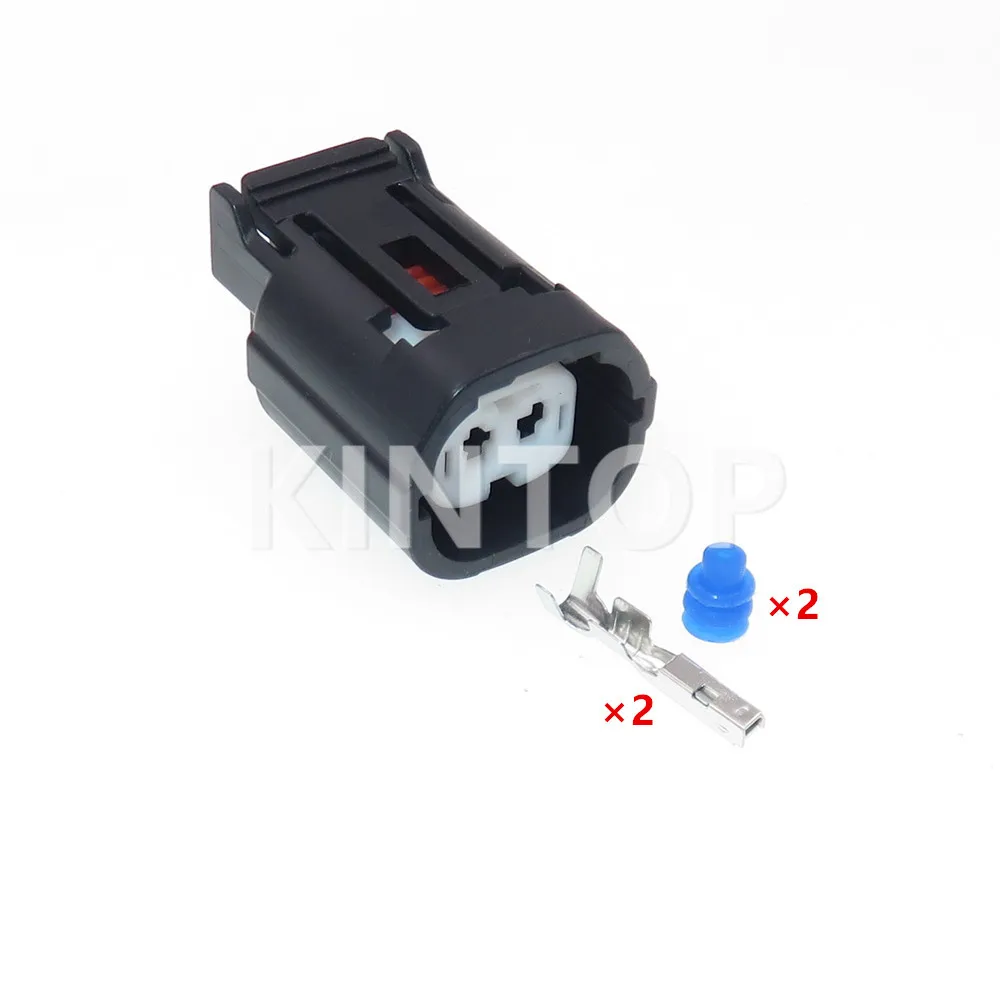 1 Set 2 Pins MG644146 AC Assembly Auto Waterproof Socket Car Battery Capacitor Resistance Protector Plug For Hyundai KIA