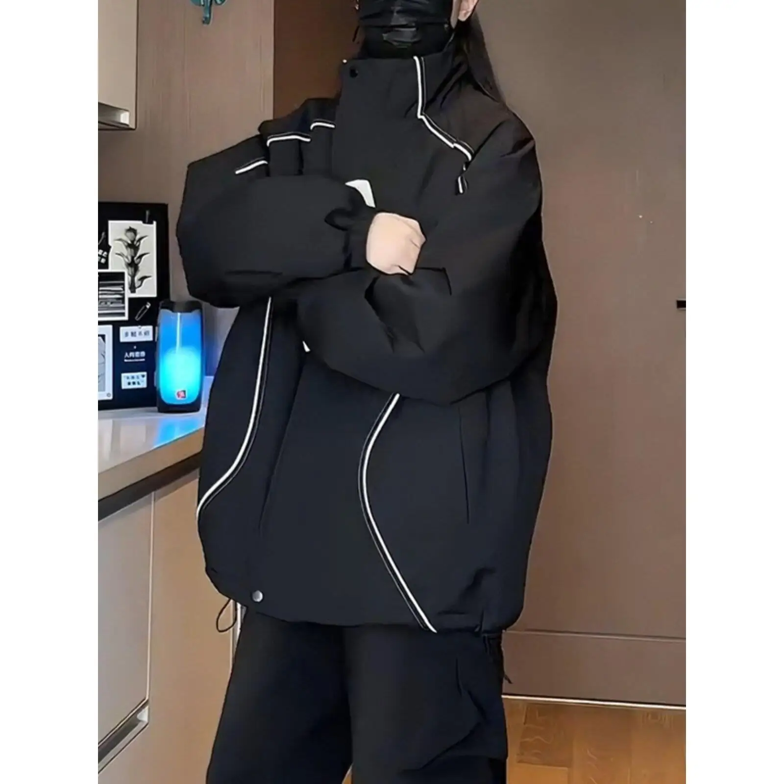 

Мужская хлопковая куртка Cleanfit: Американский функциональный плащ, теплая зимняя верхняя одежда, повседневная уличная мода, новые поступления