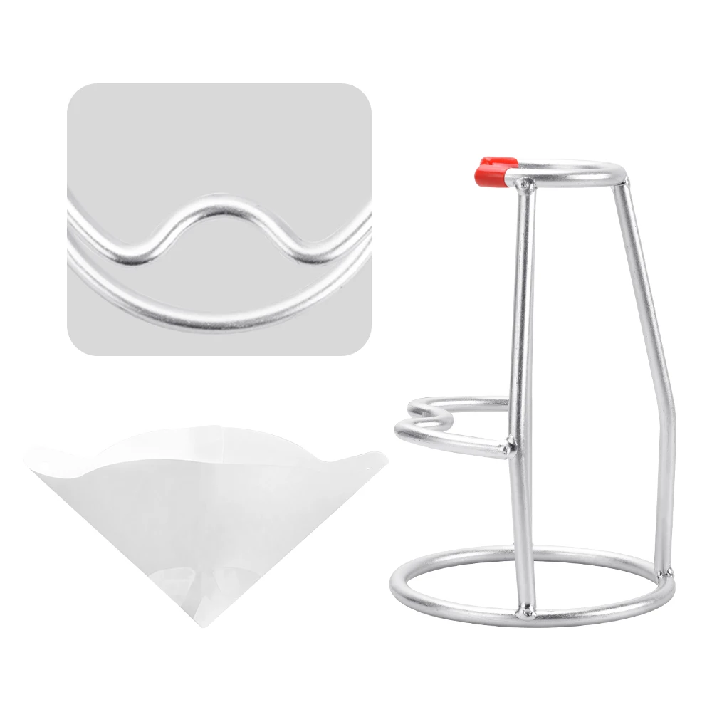AEROPRO Spray Gun Stand+Paper Funnel Combo Holder Bench Mount Detachable Air Spray Gun Holder For Spray Gun Accessories