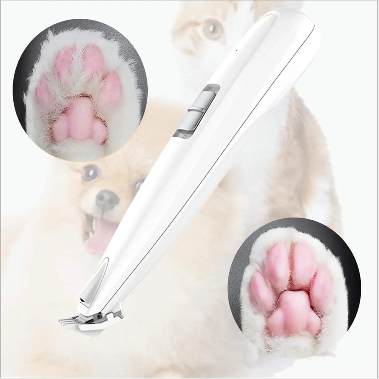 Electric Pet Clippers Cats Dog Foot Hair Trimmer USB Charging Pet Paw Hair Clipper Shaver Grooming Machine Pets Products