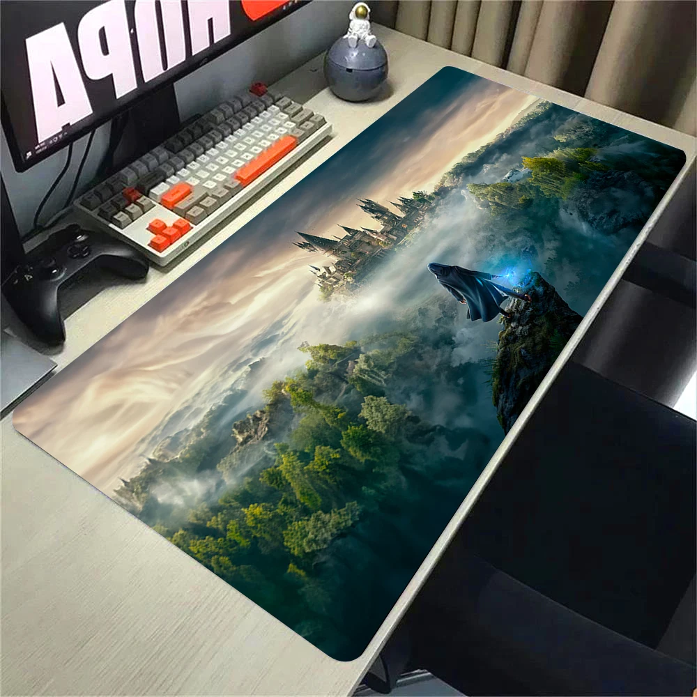 Alfombrilla de escritorio H-Hogwarts Legacy, alfombrilla de ratón de Anime para Gamer, portátiles para videojuegos, alfombrillas de mesa, accesorios de ordenador, alfombrilla para ratón Xxl