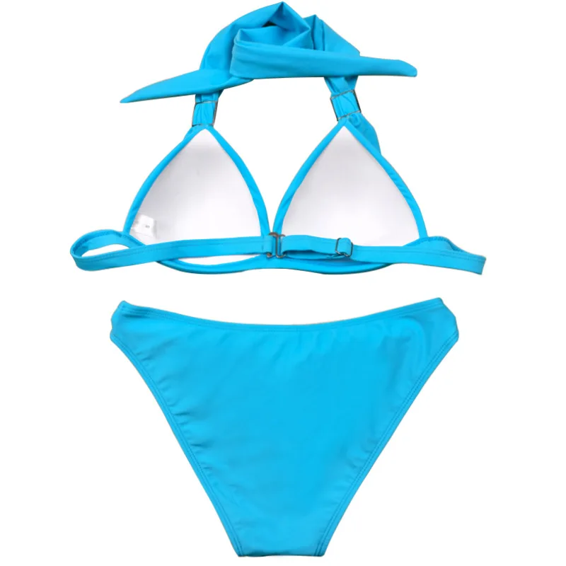 Sexy Micro Bikinis 2026 Women Halter Brazilian Bikini Set Female Pleated Swimsuit New Triangle Swimwear Beach Wear Bathing Suit
