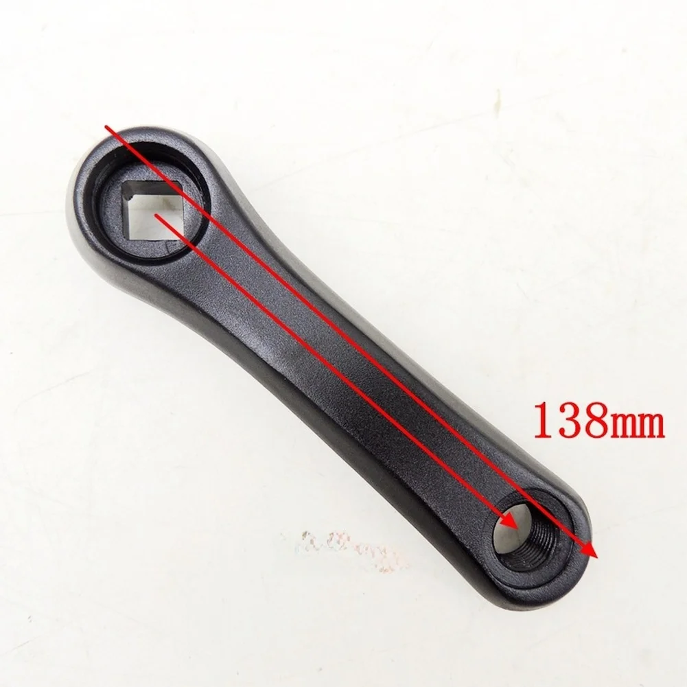 Lightweight Aluminum Crank Set Aluminum Alloy 25T Crankset Square Hole Interface Lightweight Construction Smooth Pedaling
