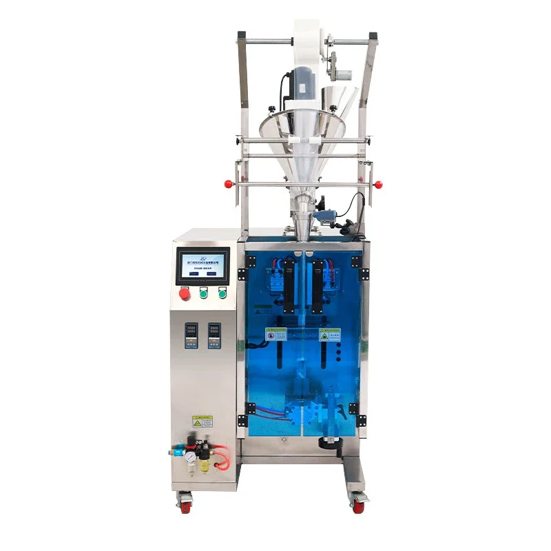 Máquina Automática de Llenado y Sellado con Alimentación de Tornillos, Dosificadora de Especias en Polvo, Pimentón y Pimienta, Empacadora de Porciones