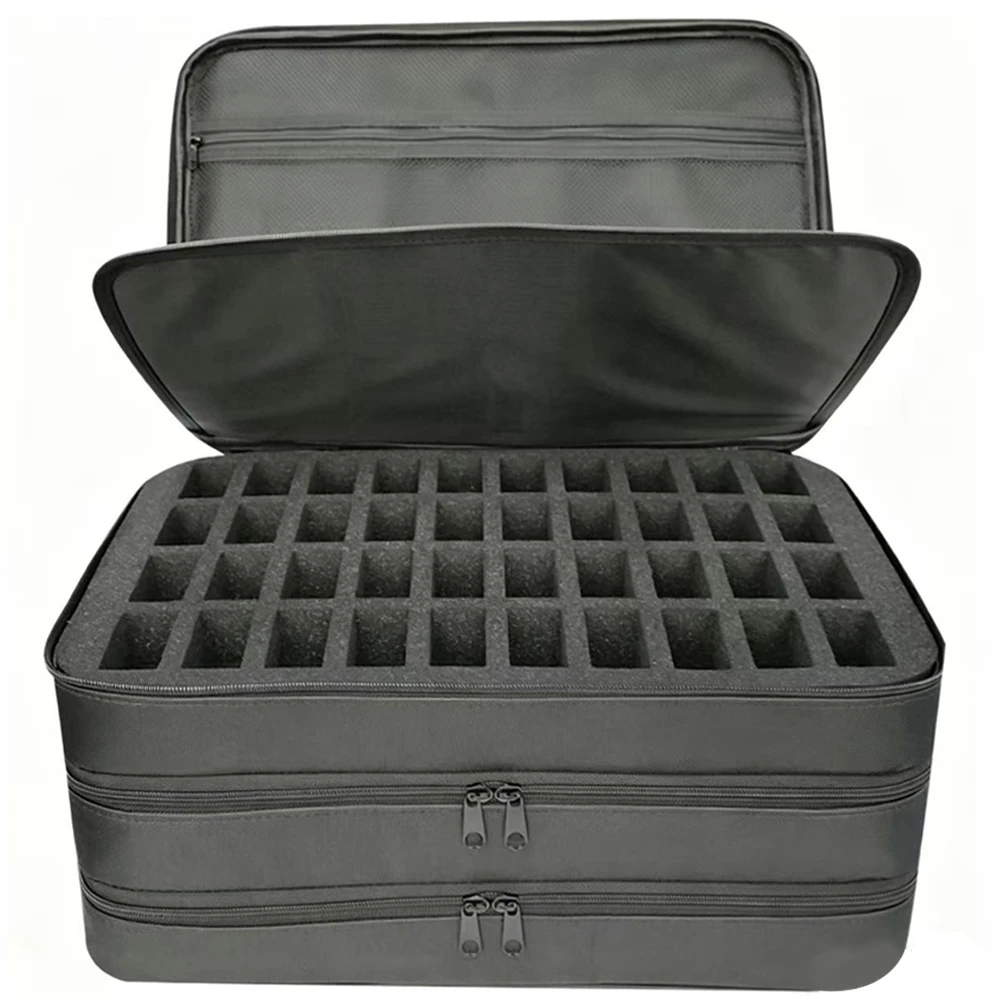 Storage BagLarge-Capacity Travel Bags With Custom Sponge EVA Tool Case Protective Zipper Box Smell Proof Carry Case