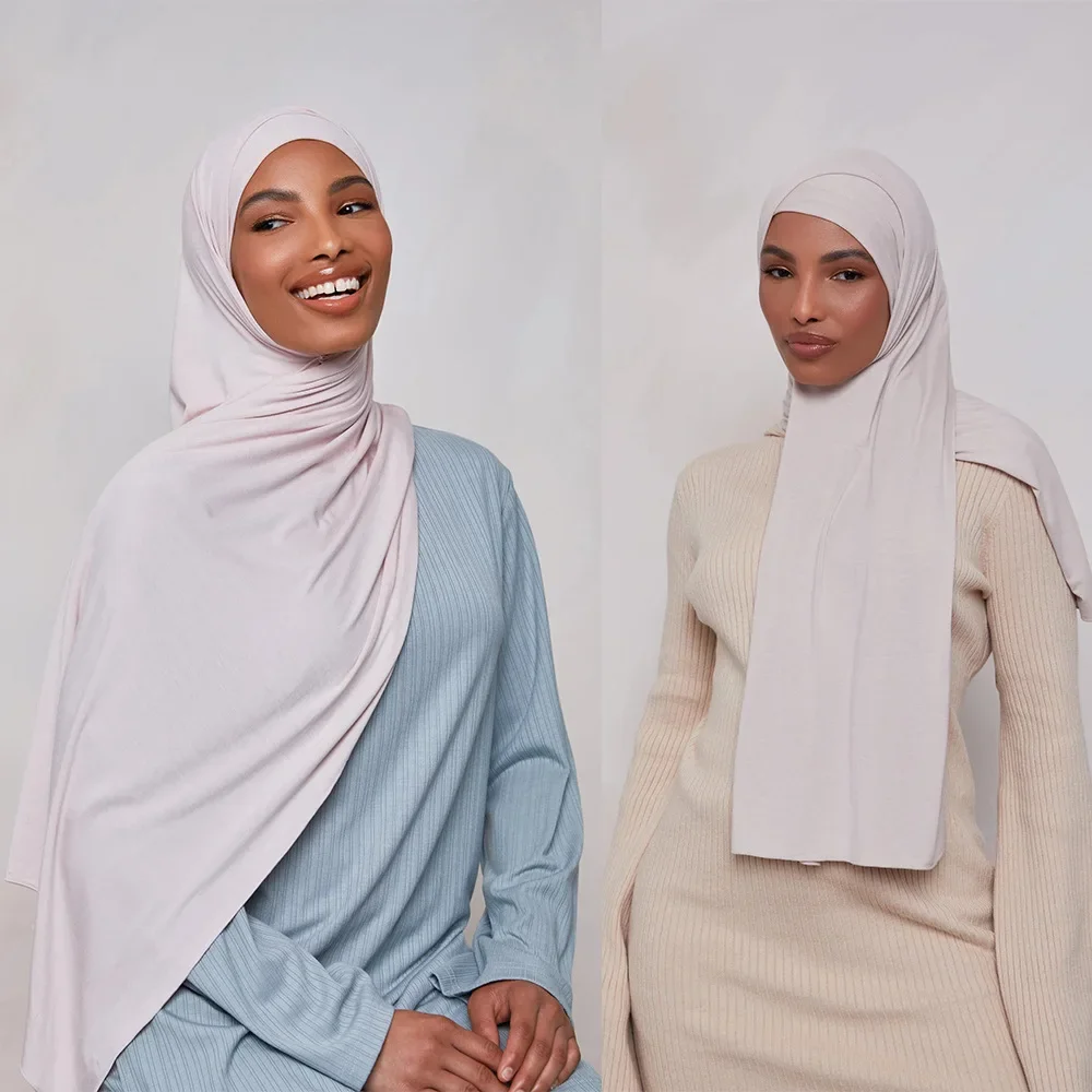 

New Solid Color Scarf Women Headscarf Shawl Wrap Turban Muslim Hijab Scarves Islam Stole Bufanda Foulard Bandanas Turbante Mujer