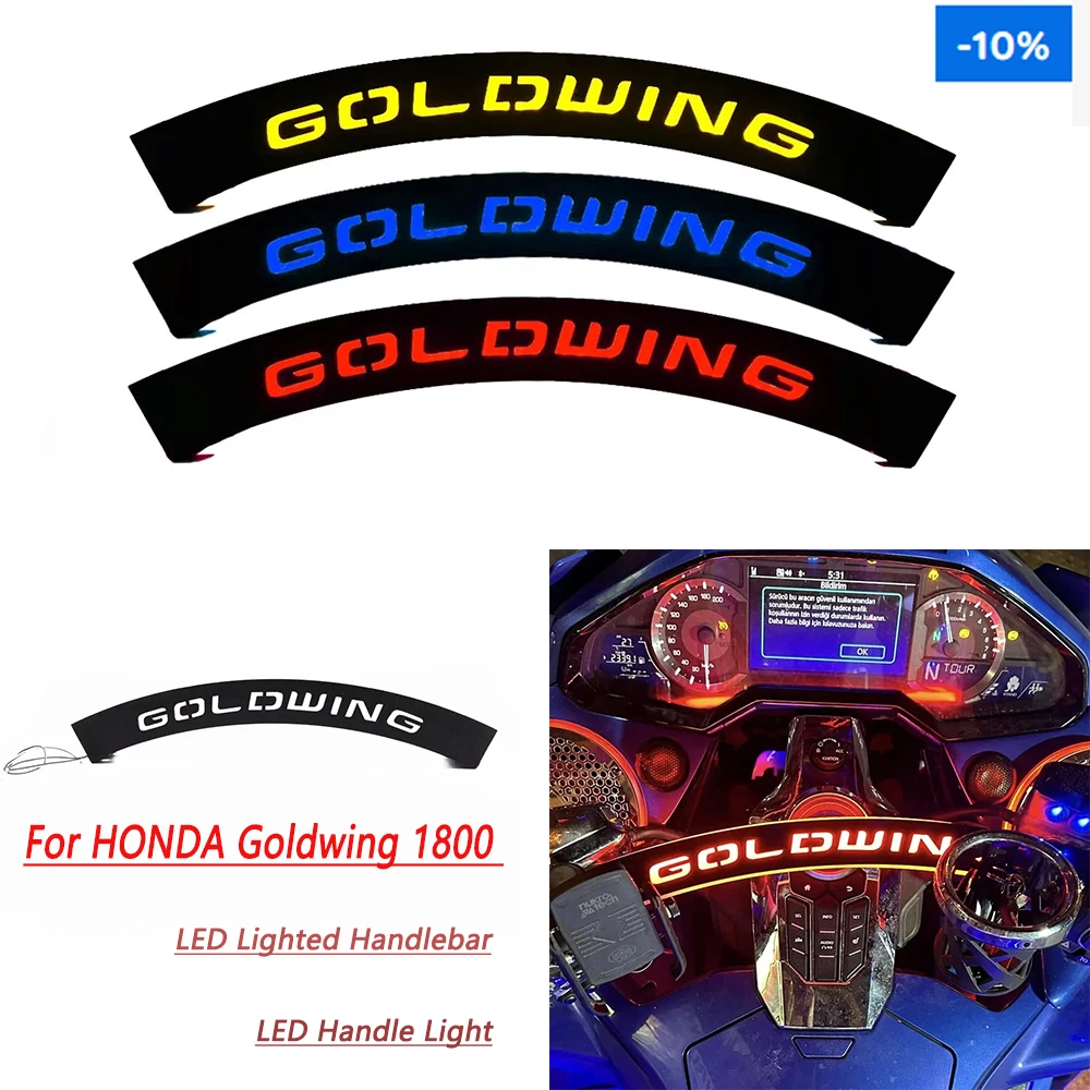 

For Honda Goldwing GL1800 2018-2021 2022 2023 2024 Motorcycle Accessory LED Handle Light Gold Wing GL 1800 LED Lighted Handlebar