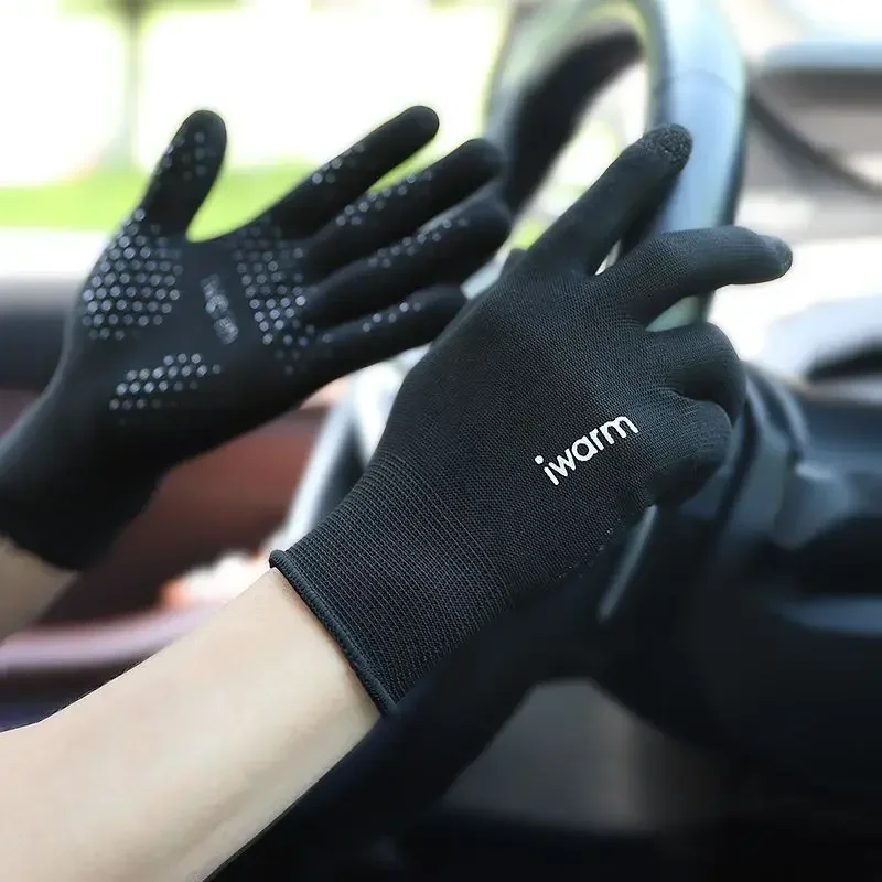 Sunscreen Touchscreen Gloves Men Women Outdoor Anti-slip Riding Driving Photography Gloves Sweat Absorbing Cool Tactile Gloves