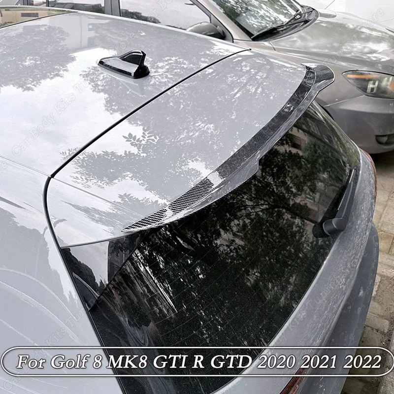 

Автомобильная модель для VW Golf 8 MK8 GTI R GTD глянцевое черное крыло багажника спойлер диффузор 2020 2021 2022 аксессуары