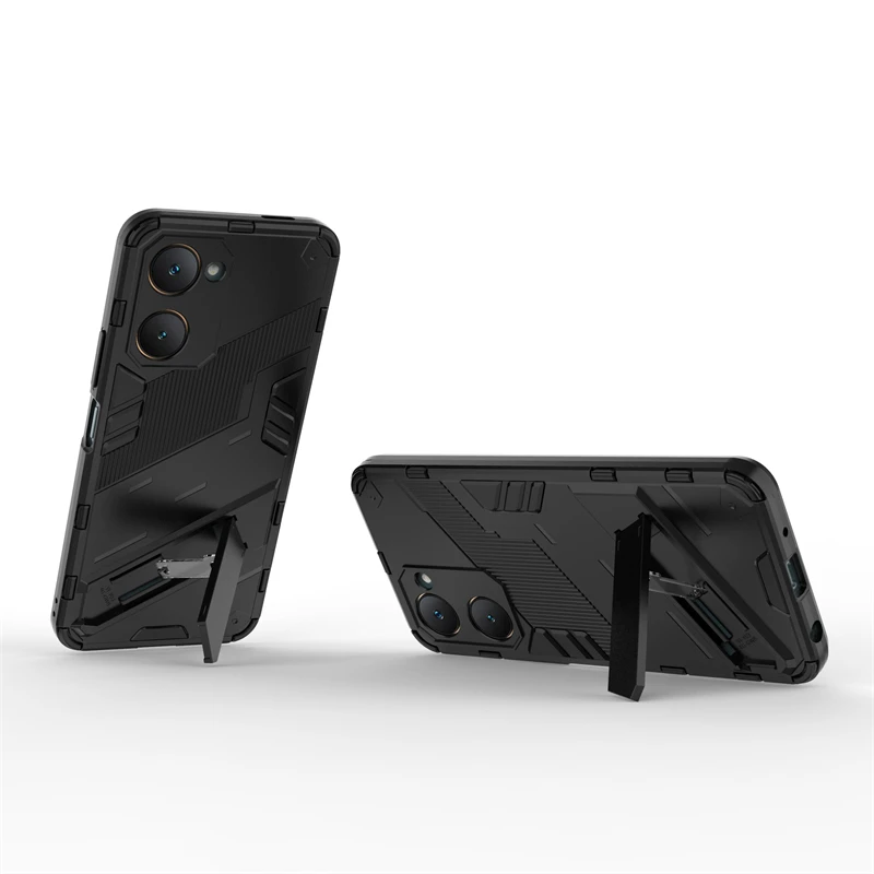 For Vivo Y18 Case Cover For Vivo Y18 Capas Phone Bumper Shockproof Armor PC Holder Kickstand Back Cover Vivo Y18 Y 18 Fundas