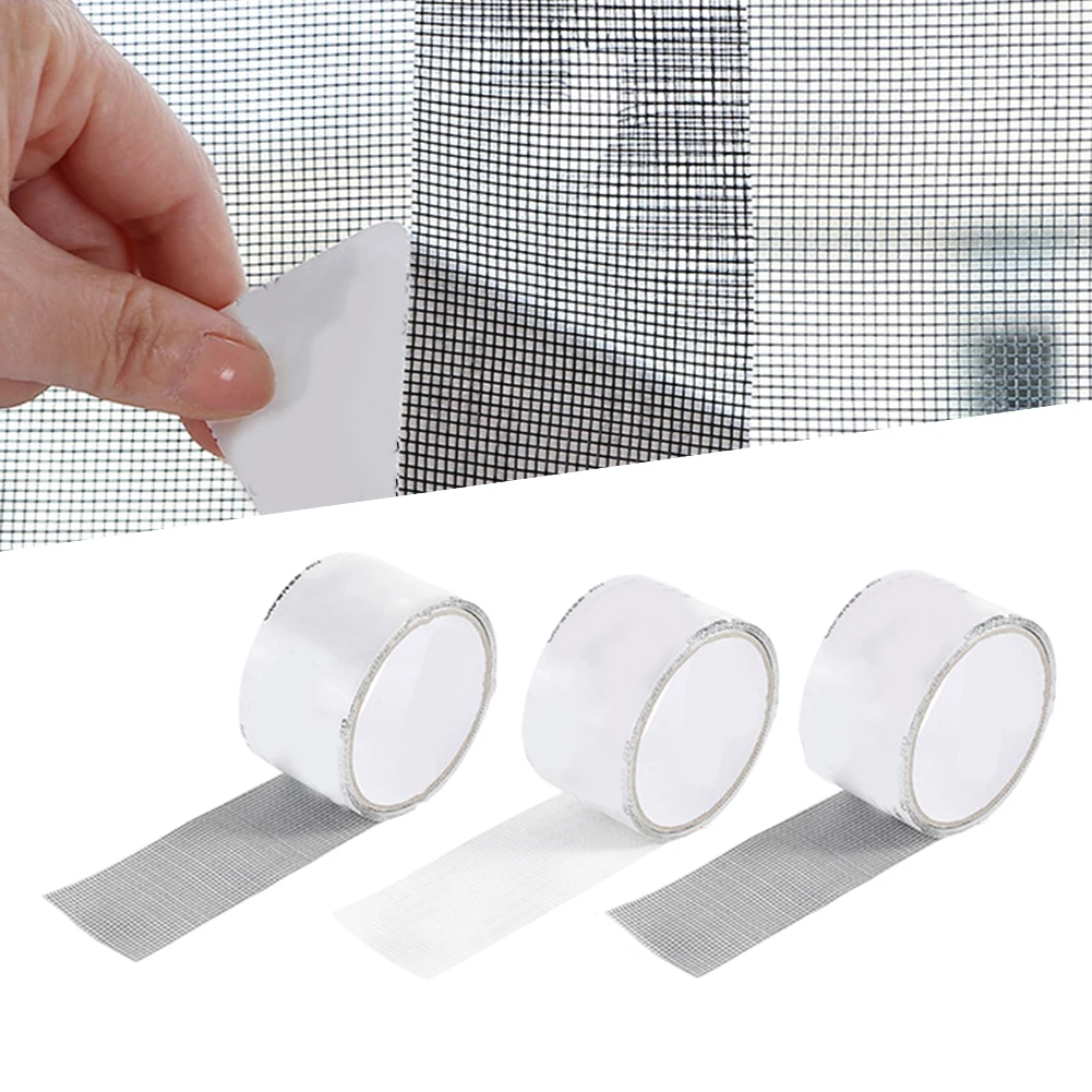 1pcs Window Repair Subsidy Screen Repair Kit Screen Repair Tape For Window Screen Fiberglass Screen Doors Swimming Pools 5cmx2m