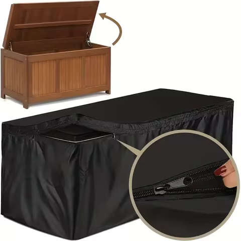 Protect Your Outdoor Furniture with This Waterproof &amp; Dustproof Patio Deck Box Cover!