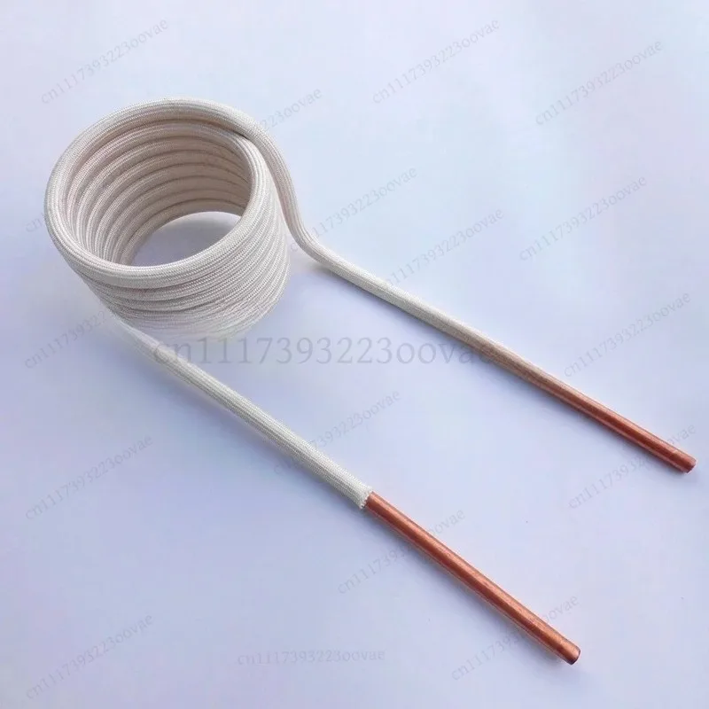 Df Induction Heating Coil Water-cooled 6mm Copper Tube ZVS High-frequency Intermediate Furnace Tapless Heating For Quenching
