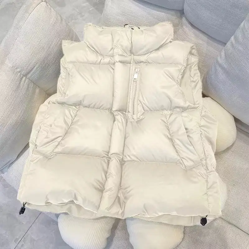 Boys Girls Vests Winter Coat Autumn Outside Bottoming Shirt Baby Down Cotton Undershirt Children Spring Clothes 4-12 Year