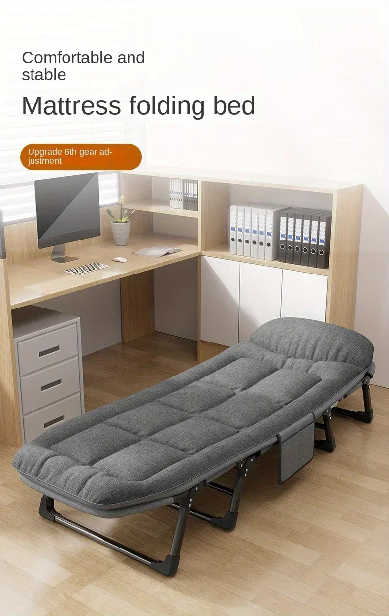 

Free installationportable folding bed,durable outdoor campinglounge chair, lunch bed integrated single piece simple andportable,