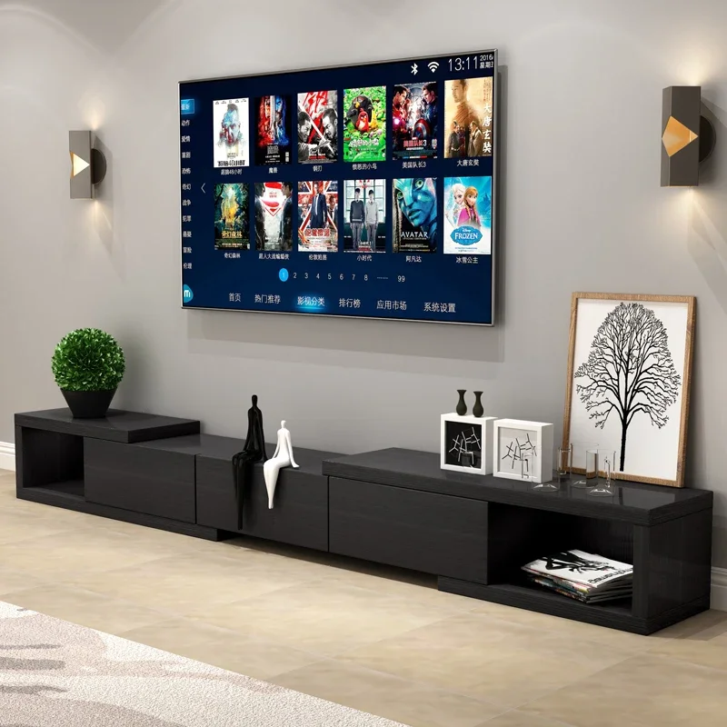 Mueble de Tv de estilo moderno, soportes de Tv sencillos y estéticos para sala de estar, muebles industriales de lujo para el hogar