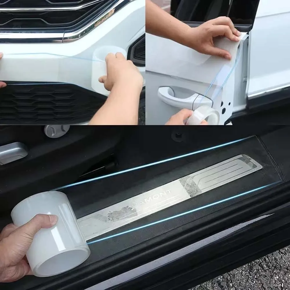 

3cmx5m Paint Protective Film Door Scratch Protector Anti-scratch Wrap Sticker Car Door Edges Guard Styling Mouldings