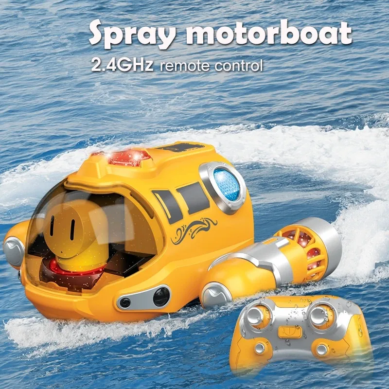 RC Boot Elektrische High Speed Fernbedienung Spielzeug Boote Propeller Boot Schiff Spray Motorboot Jungen mädchen Spielzeug