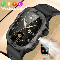 Reloj inteligente LED para hombre, pantalla táctil HD, llamada Bluetooth, modo multideporte, monitoreo de salud, resistente al agua, novedad de 2024