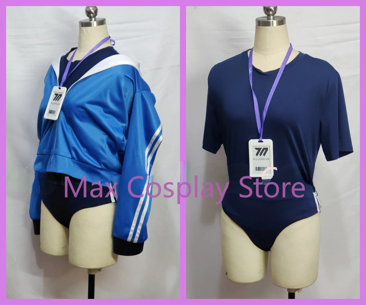 Max Hayase Yuuka disfraz de Cosplay para mujer, traje de gimnasio Sexy, abrigo, camisas, pantalones cortos, uniformes de Halloween hechos a medida