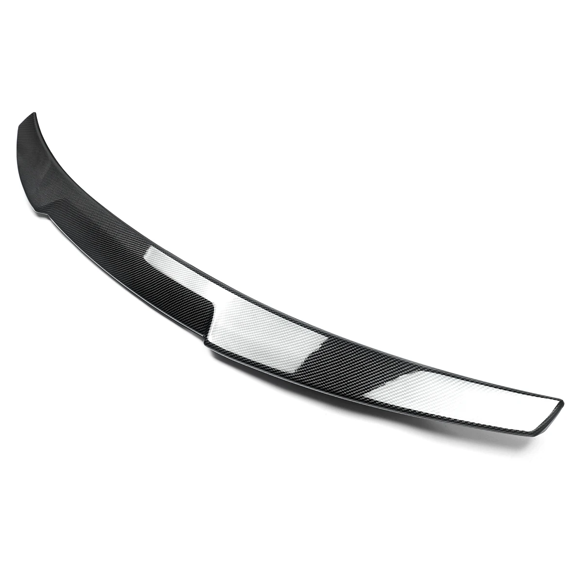 Carbon Fiber Look Rear Tail Spoiler Fit For Audi A5 B8/B8.5 Coupe 2008-2016 M4 Style Rear Trunk Spoiler Wing Automotive Body Kit