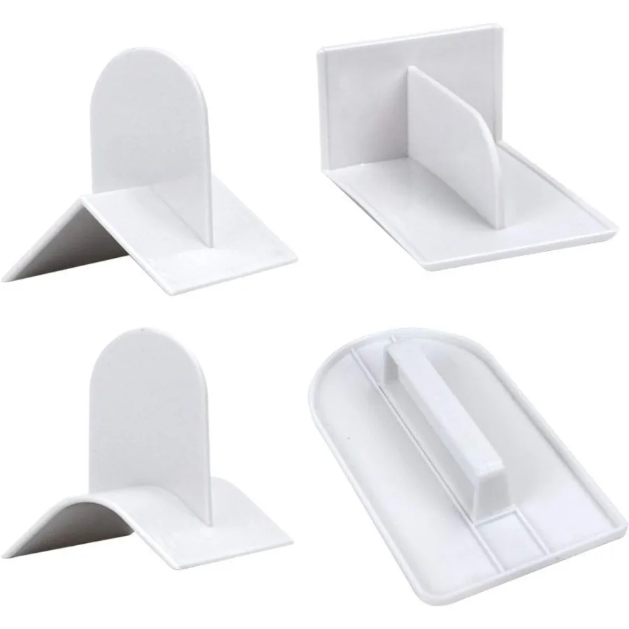 

4pcs Fondant Icing Smoother Polisher for Cake Decoration Sugarcraft Scraper Paddle Tool