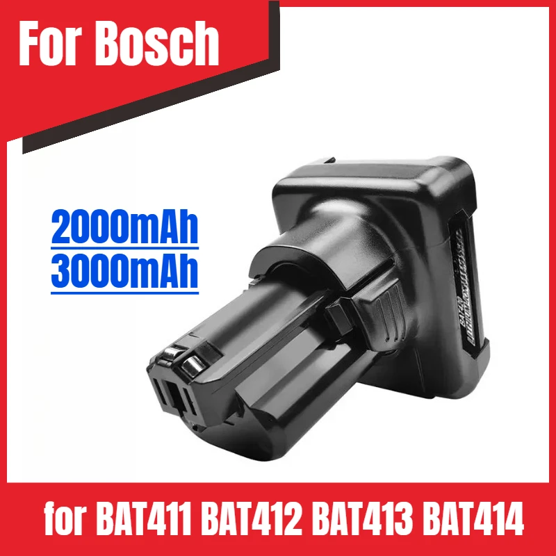 

For Bosch 3Ah Li-ion BAT420 BAT411 12V Replacement Battery for BAT411 BAT412 BAT413 BAT414 10.8V Battery Cordless Power Tools